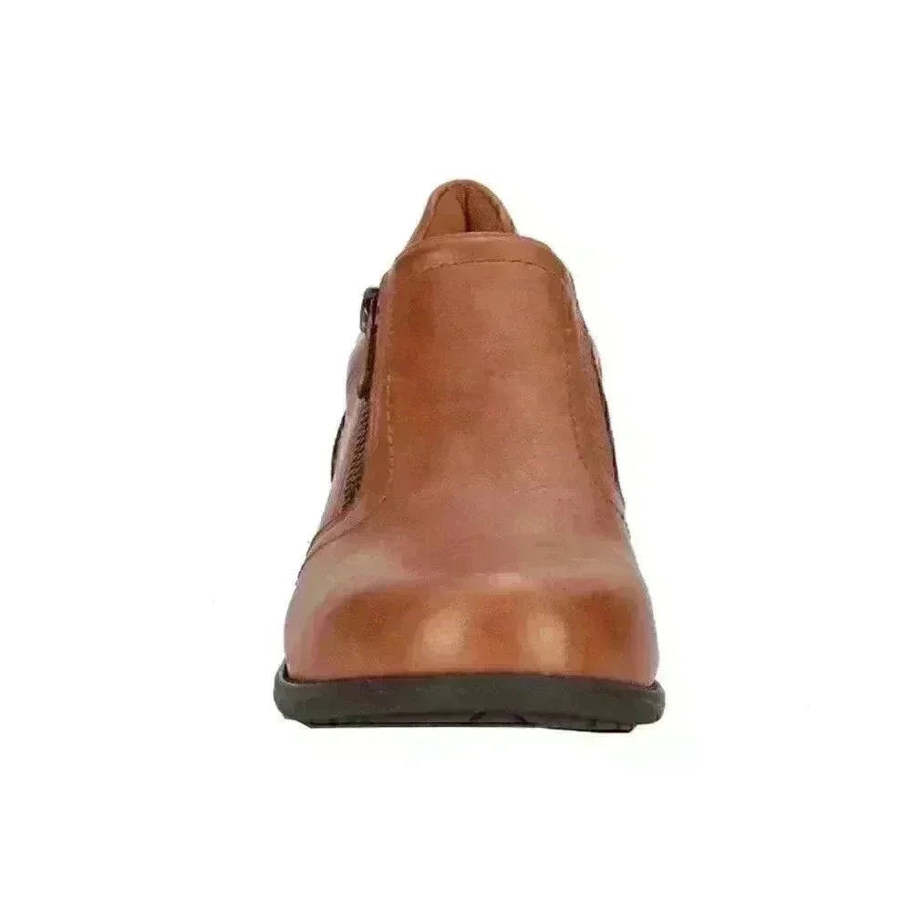 WALKING CRADLES WC LAYTON WOMEN SLIP-ON SHOES IN LUGGAGE NAPPA LEATHER SAVE $69. - Picture 6 of 11